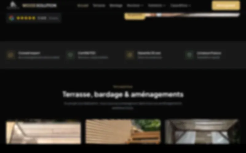 Spécialiste terrasse bois — Refonte site et leads